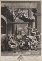 KG 11019
<br/>
Aanbidding door de herders
<br/>
<em>Picart, Etienne (Le Romain) (1632-1721)</em>
